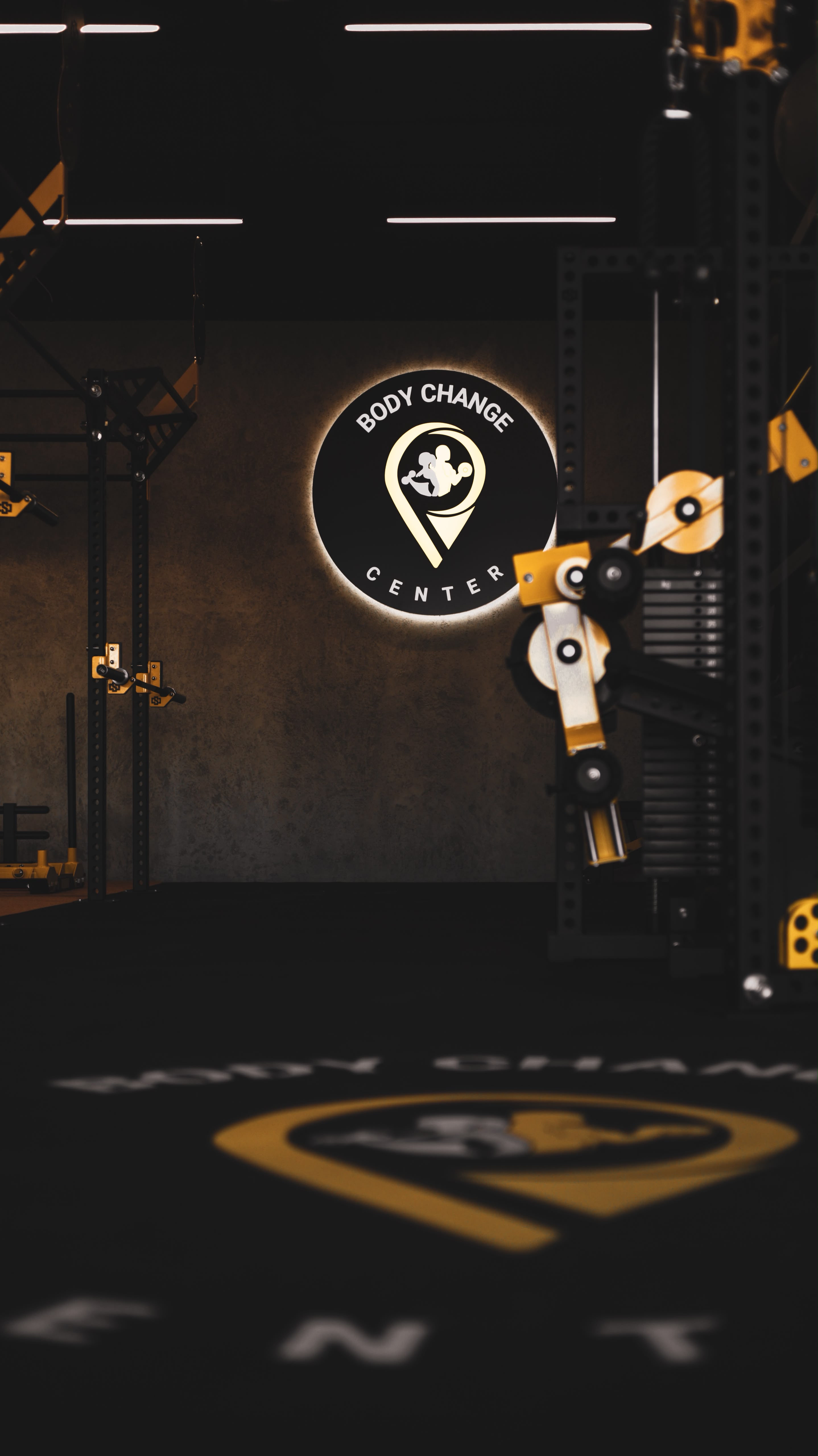 Logo Body Change Center w przestrzeni studia